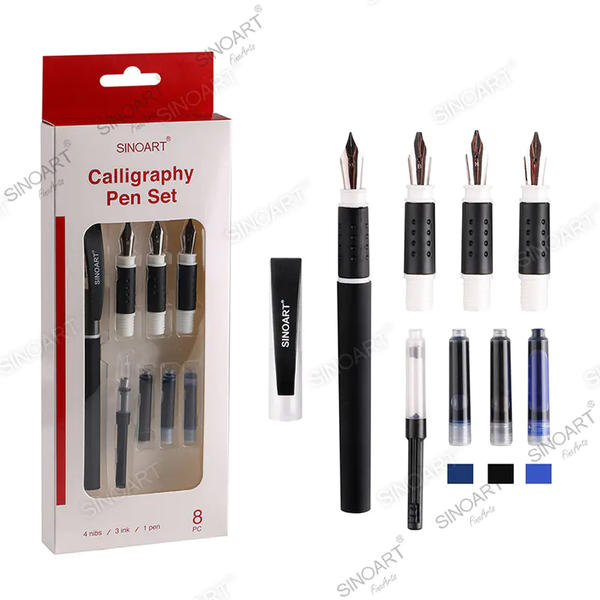 Calligraphy Pen Set 1 pen barrel 1 extra ink tank 4