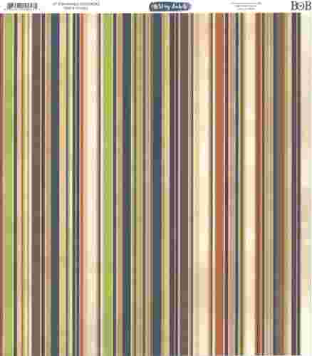 patterned paper - bb - january - stay awhile - 12x12 - neighbors