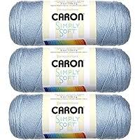 Caron Simply Soft Solids Yarn-Soft Blue