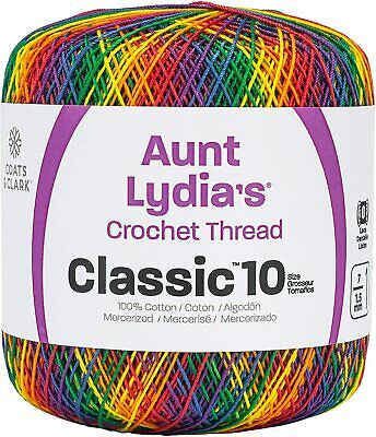 Aunt Lydia's Classic Cotton Crochet Thread Size 10  MEXICANA