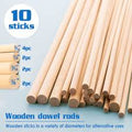 Wooden Dowels  10 PK