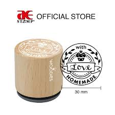 Woodies stamp HOMEMADE with love