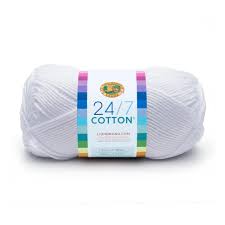 Lion Brand 24/7 Cotton Yarn-White