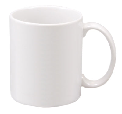 11 oz White Sublimatable Ceramic Mug