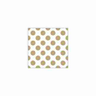 Napkin 33 Big Dots Gold FSC Mix 20 PC