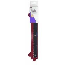 Punch - Paper - 3 Hole - Binder - Metal/Plastic, Assorted Colors - 1/Cd