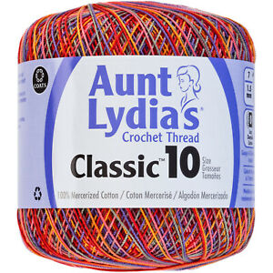 Aunt Lydia's Classic Cotton Crochet Thread Size 10 PASSIONATA