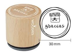 Woodies stamp Gracias