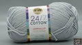 Lion Brand 24/7 Cotton Yarn COOL GREY