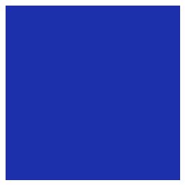 Oracal 651 Adh Vinyl Roll   24" X 1 Yds (UP) Brill Blue