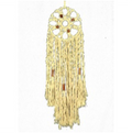 Touch of Nature 29” Hanging Macramé with Copper Tubing, 1pc