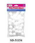Polyfoam Balls 7cm 40pc