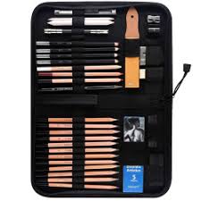 Sketching Art Set 42pcs total, with a terylene zipper