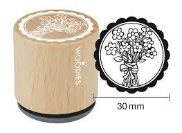 Woodies Stempel Blumenstrauss