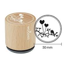 Woodies stamp Heart balloon
