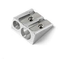 Pencil Sharpener - 2 Hole, Metal, Wedge, 1/Cd