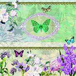 Napkin 33 Butterfly Nedaillon  FSC Mix 20 PC