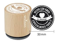 Woodies stamp Hecho con amor especialmente