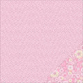 Basics Double Sided Cardstock 12"x12" Peony Chevron