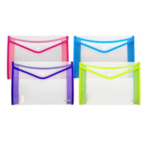 V-Flap Clear Letter Size Document Holder