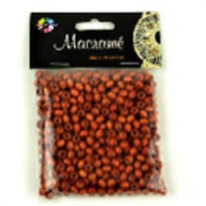 Macramé Beads,  Barrel Shape  60 pcs