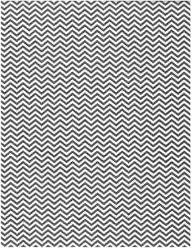 Basics Double Sided Cardstock 12"x12" Black Chevron