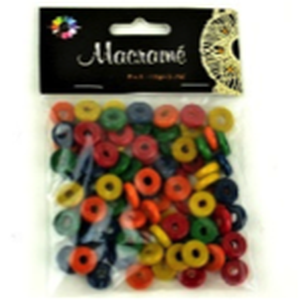 Macramé Beads, Colored, 20g