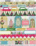 stickers - bb - christmas in the village - sheet - combo sticker - 12x12 (69 piece)