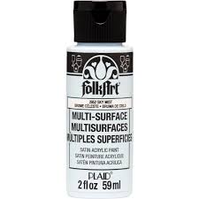 Folkart Acrylic Paint MULTI-SURFACE SKY MIST 2 OZ.