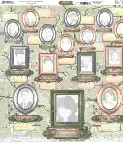 12 x 12 PATTERNED PAPER Once Upon A Lifetime Pedigree