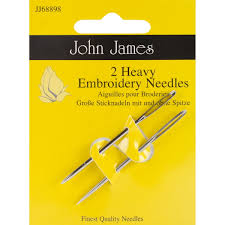John James Heavy Embroidery Hand Needles-Size 14 2/Pkg