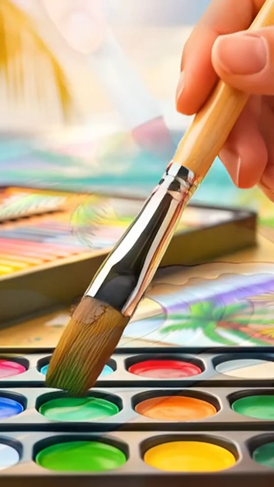 140-Piece Mixed Media Drawing Set reel still