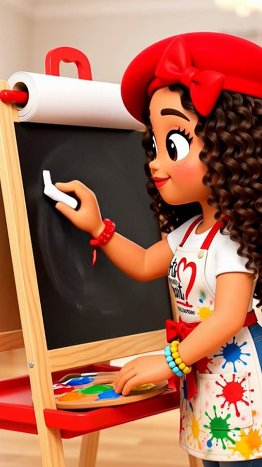 Double-Sided Kids Easel reel still